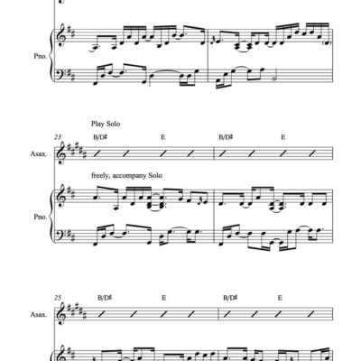 Danke Thanks von Joachim Goerke Partitur und Einzelstimmen Galeriebild 2