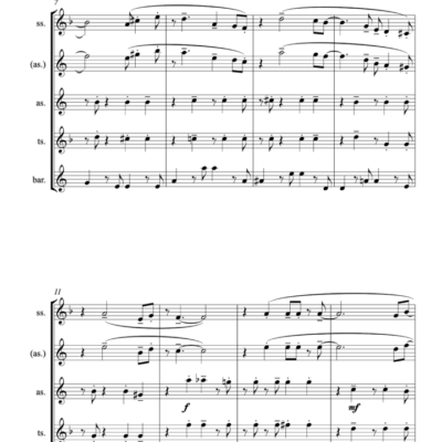 Südamerika-Feeling für dein Ensemble – Green Bossa für Saxophonquartett (PDF-Download) - Image 3